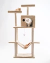 Cat House XL Cat Tree 155cm – Multi-Level Tower with Condo, Hammock, Sisal Posts & Play Platforms 10029