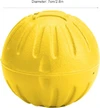 Durable EVA Dog Toy Ball – 7cm Yellow Chew & Training Ball for Medium and Large Dogs (1 pc)