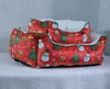 Petmoda Christmas Bed 55*45 cm - Soft Fur Comfort for Cats & Small Dogs