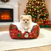 Petmoda Christmas Bed 55*45 cm - Soft Fur Comfort for Cats & Small Dogs