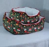 Petmoda Christmas Bed 75*55 cm - Soft Fur Comfort for Cats, Small & Medium Dogs