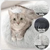 Round Plush Soft Pet Bed 40 cm – Cozy Donut Bed for Cats & Puppies (Up to 20 cm Length), Non-Slip & Washable