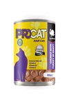 PROCAT Chunks in Gravy Adult Cats Wet Food Cans 415g