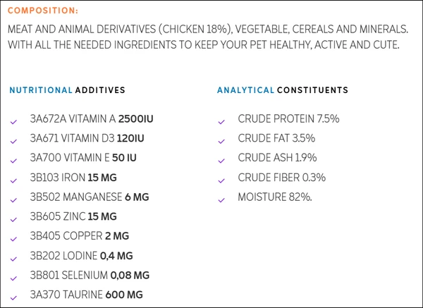 PROCAT Chunks with Chicken in Gravy Junior Cats Wet Food Cans 415g