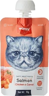 Wanpy Tasty Salmon Paste with Chicken & Carrot Cat Wet Food – Lickable Meat Paste (90g)