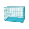 Foldable Metal Dog Cage with Front & Top Door with Removable Tray - Medium 58×42×50cm