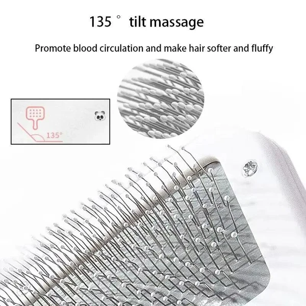 Pet Hair Dryer 2 in 1 Grooming Hair Blower, Adjustable Temperature Hair Comb Brush for Small and Medium Dogs and Cats