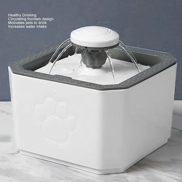 2.5L Quiet Pet Water Fountain with Filter – Automatic Water Dispenser for Cats & Dogs
