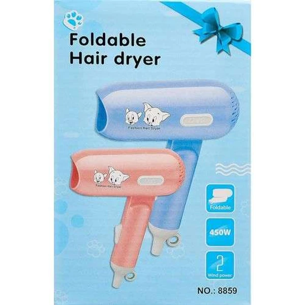 Mini Portable Folding Hair Dryer with 2 Speed Settings - 450W For Cats & Dogs 