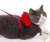 Cute Angel Adjustable Collars Pet Cat Harness and Leash Set with Wings for Cat and Kitten