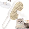 Rechargeable Steam Pet Brush with Foldable Handle – Spray Grooming Tool for Hair Removal & Massage (Dogs & Cats)