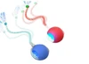 Interactive Smart Pet Toy Rolling Ball, Electric Toy Balls for Indoor Cats & Dogs Rechargeable with 2 Tails