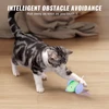 Rechargeable Interactive Smart Sensing Moving Cat Mouse Toy with LED Lights 