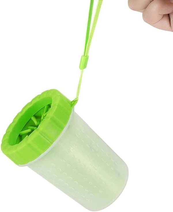Portable Dog Paw Cleaner – Washer Cup with Silicone Bristles 9x11cm