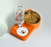 2-in-1 Pet Food and 500ml Water Dispenser for Dogs & Cats