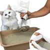 Cat Litter Box Reusable Mesh Filter Liners - Easy to Use, Lazy No-Scoop, Just Sift & Toss (Pack of 10 pcs) 