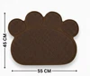 Cat Litter Mat Paw Shape 45 x 55 CM
