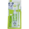 Nunbell Dental Care Kit for Dogs – Mint Flavor Toothpaste 95g with 1 Dual-ended and 2 Soft Finger Toothbrushes