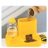 2-in-1 Food and Water Bee Shaped Automatic Pet Feeder for Dogs & Cats - Yellow