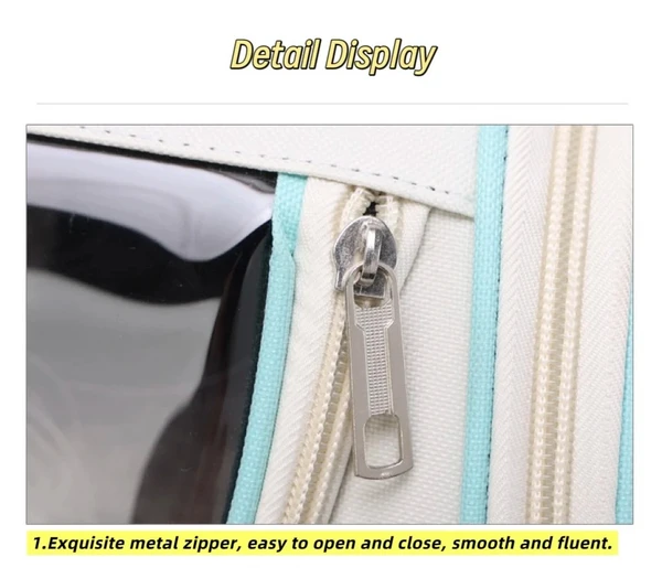 Hello Cat Portable Travel Pet Backpack – Comfortable Foldable Breathable Double Shoulder Bag for Cats & Small Dogs 