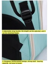 Hello Cat Portable Travel Pet Backpack – Comfortable Foldable Breathable Double Shoulder Bag for Cats & Small Dogs 