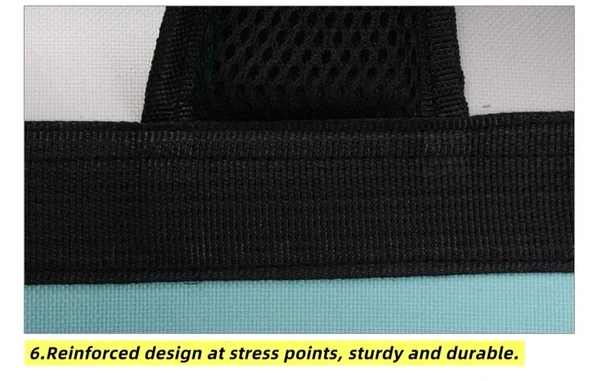 Hello Cat Portable Travel Pet Backpack – Comfortable Foldable Breathable Double Shoulder Bag for Cats & Small Dogs 