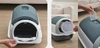 Cute Cat Head Closed Litter Box Enclosed with Scoop & Filter with Odor Control & Drawer Tray 