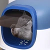 Detachable Enclosed Large Cat Litter Box with Scoop (56x39x40cm)