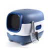 Detachable Enclosed Large Cat Litter Box with Scoop (56x39x40cm)