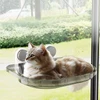 Comfortable Cat Window Perch Bed with Strong Suction Cups for Indoor Cats Sunbathing & Bird Watching