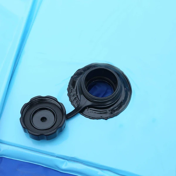 Portable PVC Pet Swimming Pool & Bathtub, Waterproof, Foldable, Indoor & Outdoor for Dogs (Blue-80cm)