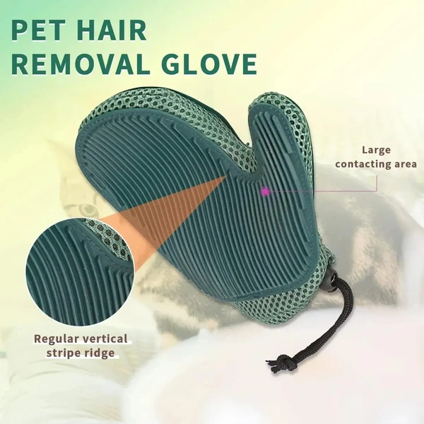 USB Rechargeable Steam Pet Glove – Spray Grooming Tool for Hair Removal & Massage 