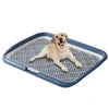 Large Dog Toilet Tray with Removable Mesh Grid & Guide Column for Medium & Large Dogs (65×50cm)