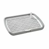 Large Dog Toilet Tray with Removable Mesh Grid & Guide Column for Medium & Large Dogs (65×50cm)