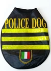 Waterproof Dog Vest with Reflective Safety Tapes for Night Walking (Black)