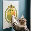 Cartoon Printed Durable Cat Scratching Mat Easy Installation Self-Adhesive for Cats (80cmx50cm)