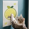 Cartoon Printed Durable Cat Scratching Mat Easy Installation Self-Adhesive for Cats (80cmx50cm)