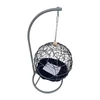  Durable Comfortable Metal Cat Hammock Bed Swing with Stand (85x60x45cm)