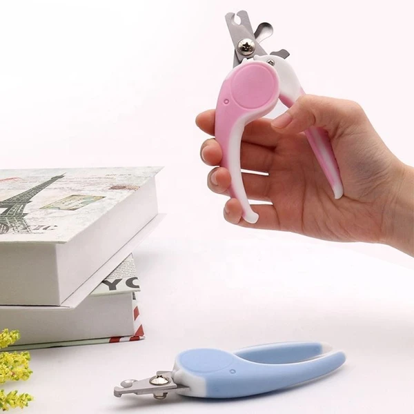 Cute Pet Nail Clipper for Dogs & Cats (Blue)