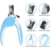 Cute Pet Nail Clipper for Dogs & Cats (Blue)