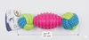 Rubber Dumbbell Dog Toy with Rope (21 CM)