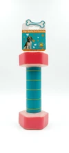 Plastic Dumbbell Dog Toy with Sound 15cm