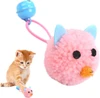 Interactive Plush Mouse with Bell Cat Toy for Indoor Cats