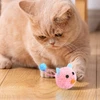 Interactive Plush Mouse with Bell Cat Toy for Indoor Cats
