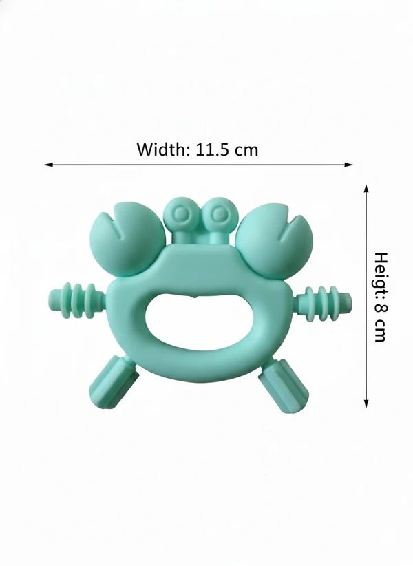  Interactive Silicone Crab Shaped Dog Chew Toy