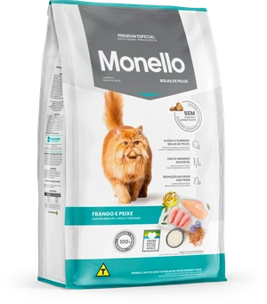 Monello Premium Special Hairball Adult Cat Dry Food with Chicken & Fish 
