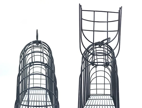 Iron Double Door Cat Bath Cage XL (Black)