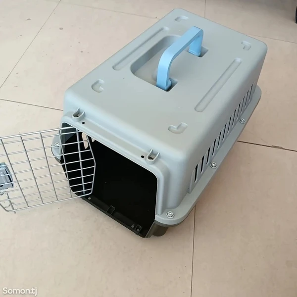 Outdoor Travel Pet Carrier Cage with Removable Grate for Cats & Small Dogs (48 x 32 x 30) cm