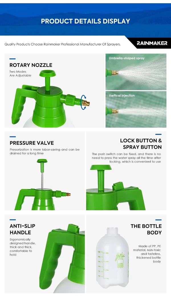 2L Pressure Sprayer for Pets & Garden – Flea & Tick Treatment, Disinfection & Plant Care