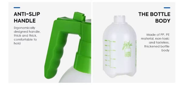 2L Pressure Sprayer for Pets & Garden – Flea & Tick Treatment, Disinfection & Plant Care